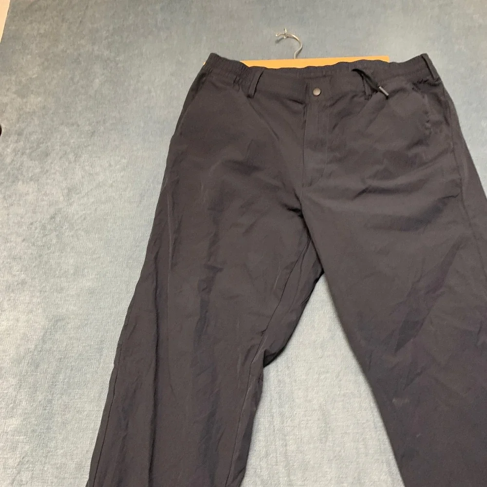 Uniqlo Casual Pants Mens XL Gray Comfort Stretch Mesh Lined Slash Pocket Outdoor